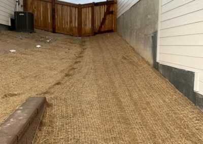 backyard grading and soil retention